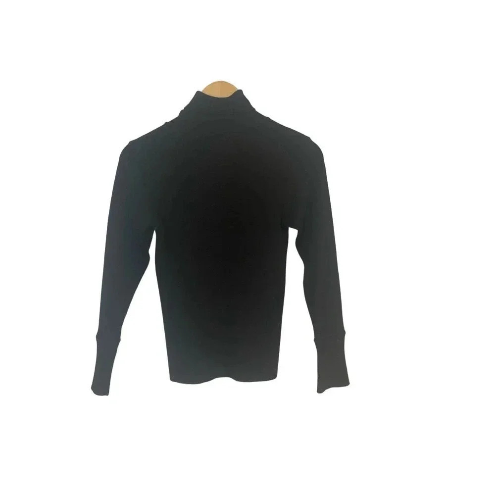 Claudie Pierlot Black Wool Turtleneck Sweater